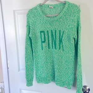 vs pink sweater